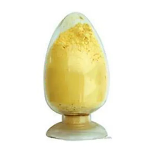 Ang mga dilaw na lead granules ay humantong sa oxide